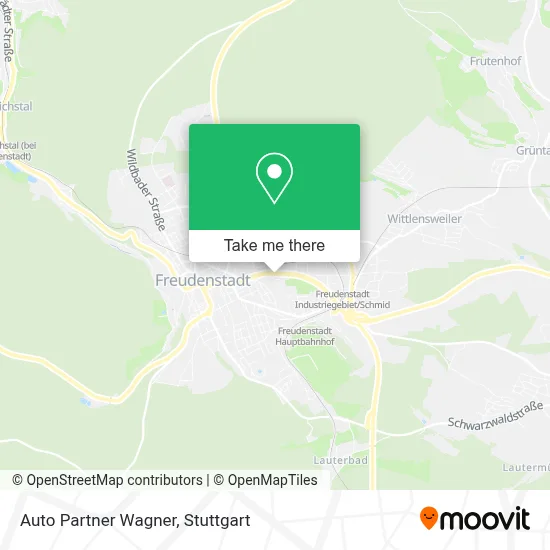 Auto Partner Wagner map