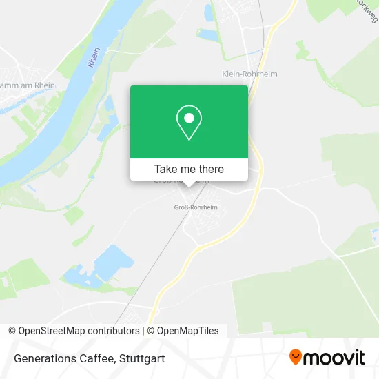 Generations Caffee map