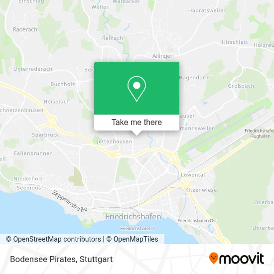 Bodensee Pirates map