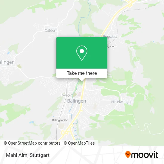 Mahl Alm map