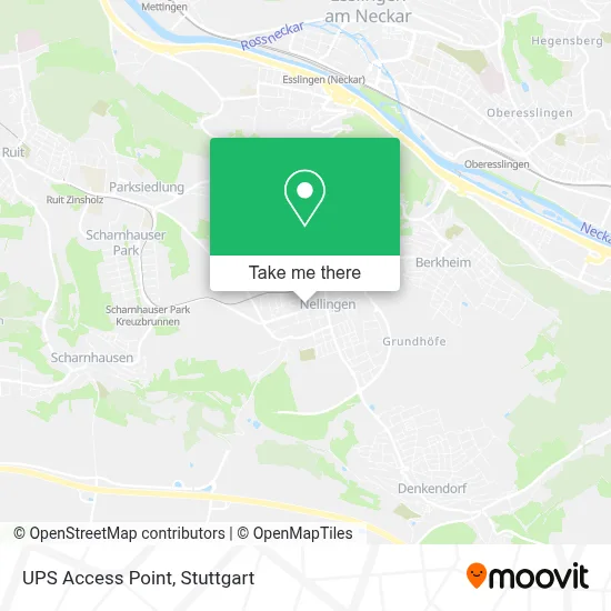 Ups Access Point map