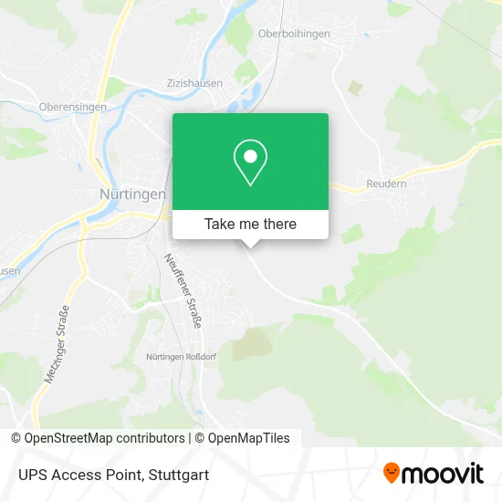 Ups Access Point map