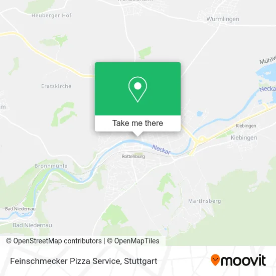 Feinschmecker Pizza Service map