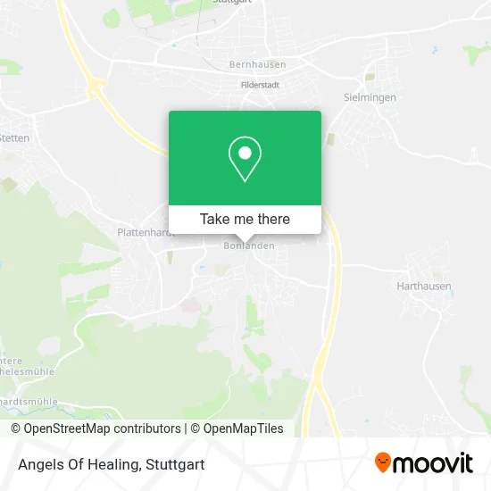 Angels Of Healing map