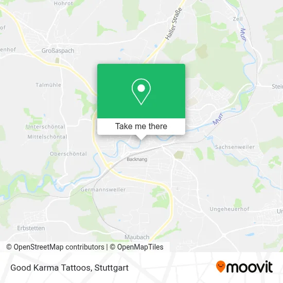 Good Karma Tattoos map