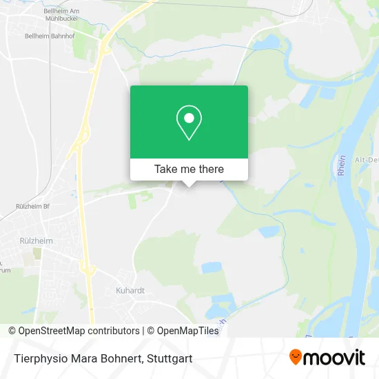 Tierphysio Mara Bohnert map