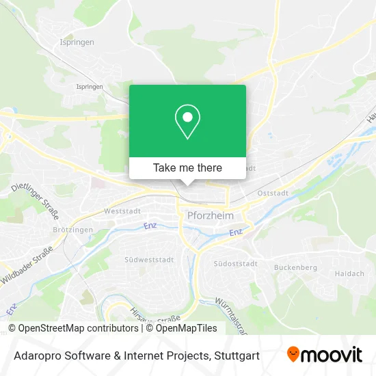 Adaropro Software & Internet Projects map