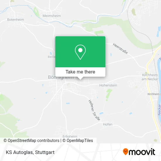 KS Autoglas map