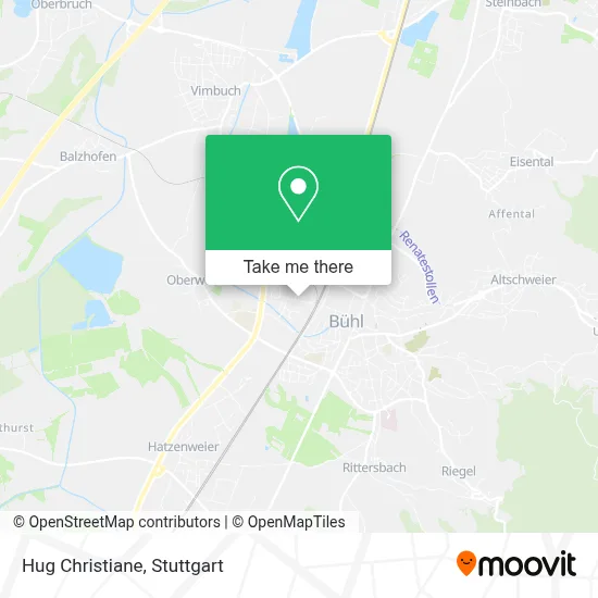 Hug Christiane map