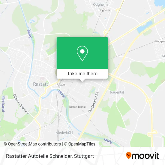 Rastatter Autoteile Schneider map