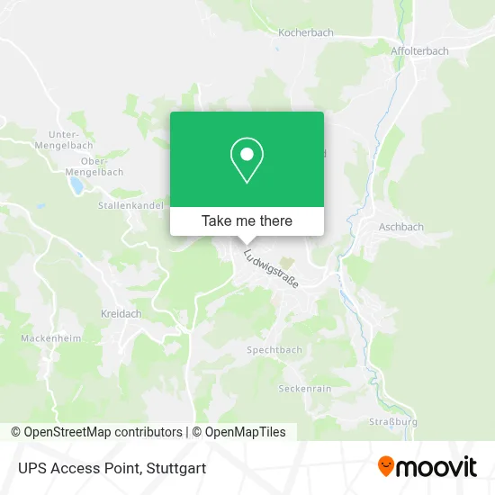 Ups Access Point map
