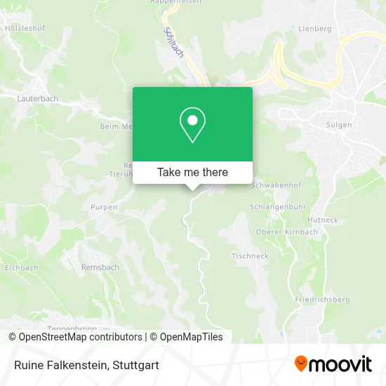 Ruine Falkenstein map