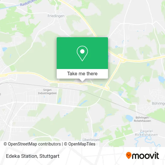 Edeka Station map