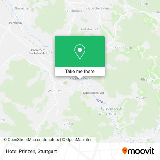 Hotel Prinzen map