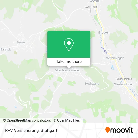 R+V Versicherung map