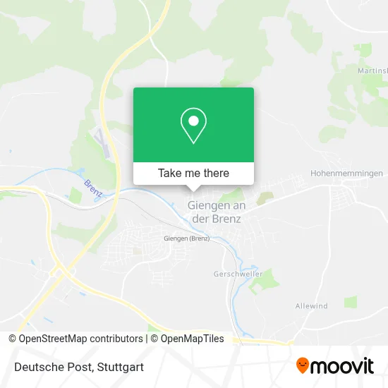 Deutsche Post map