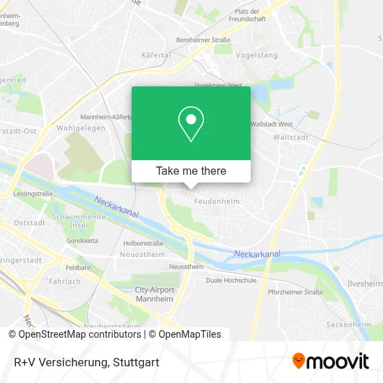 R+V Versicherung map