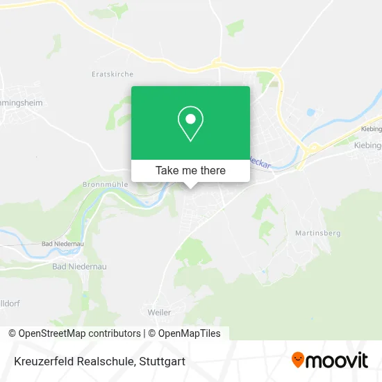 Kreuzerfeld Realschule map