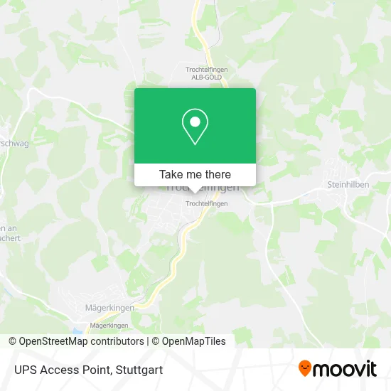 Ups Access Point map