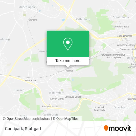 Contipark map