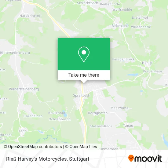 Rieß Harvey's Motorcycles map
