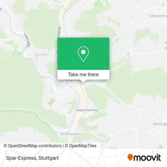 Spar-Express map