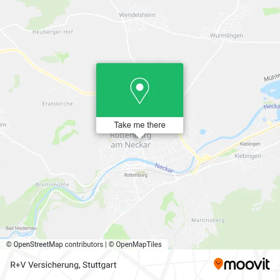 R+V Versicherung map