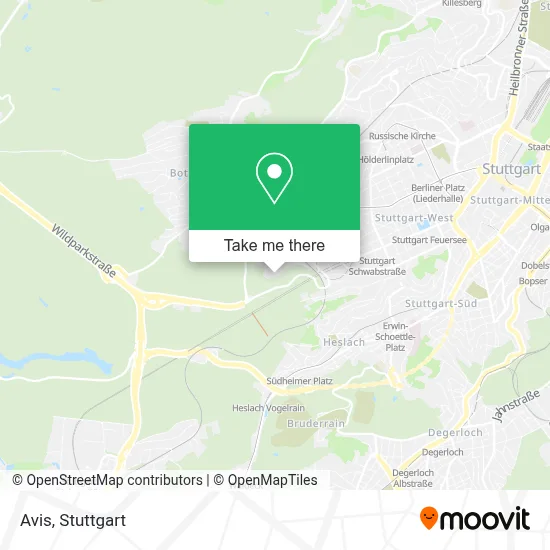 Avis map