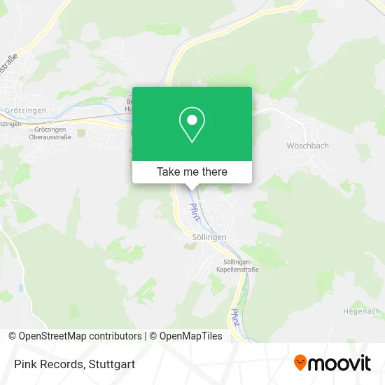 Pink Records map