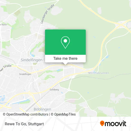 Rewe To Go map