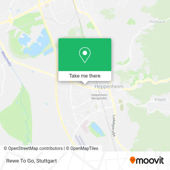 Rewe To Go map
