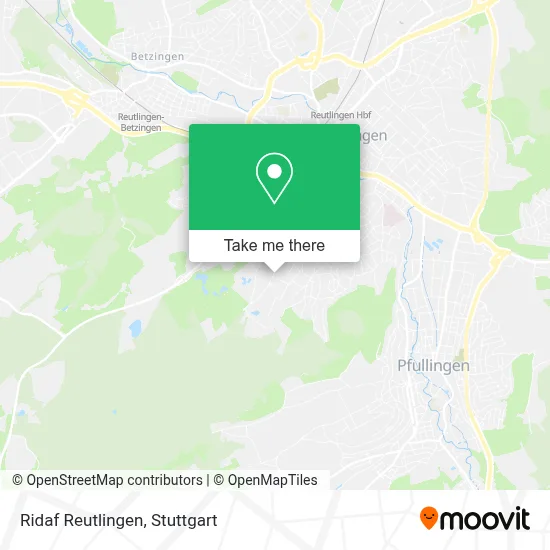Ridaf Reutlingen map