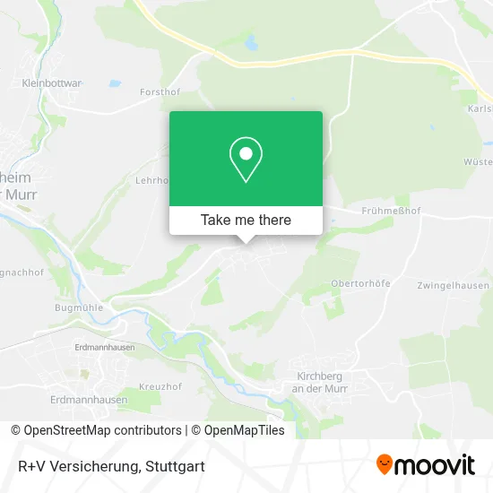 R+V Versicherung map