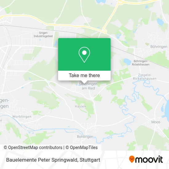 Bauelemente Peter Springwald map