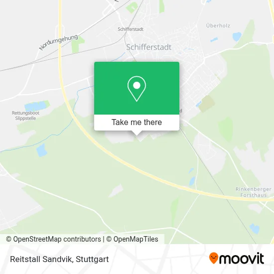 Reitstall Sandvik map