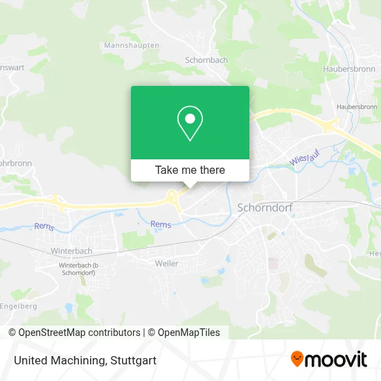 United Machining map