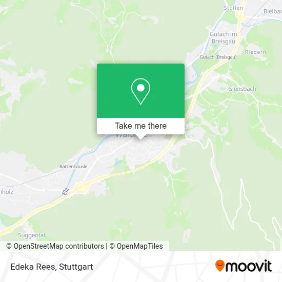 Edeka Rees map