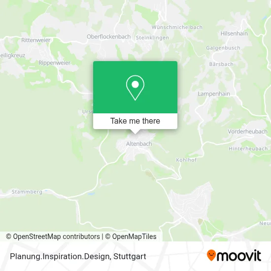 Planung.Inspiration.Design map