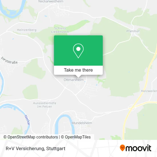 R+V Versicherung map