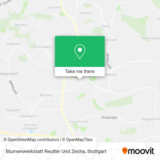 Blumenwerkstatt Reutter Und Zecha map