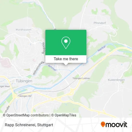 Rapp Schreinerei map