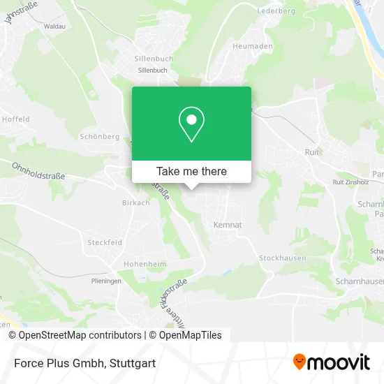Force Plus Gmbh map