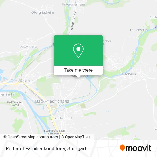 Ruthardt Familienkonditorei map