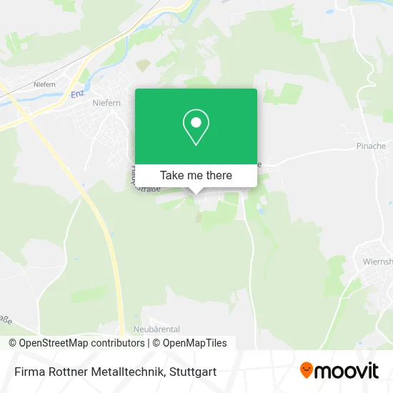 Firma Rottner Metalltechnik map