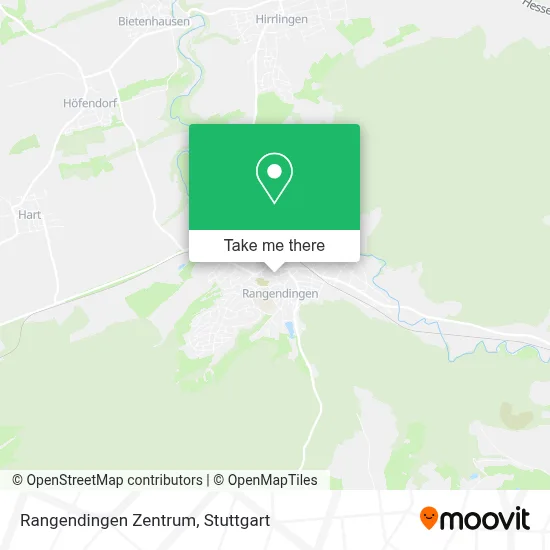 Rangendingen Zentrum map