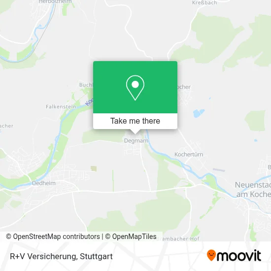 R+V Versicherung map