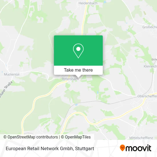 European Retail Network Gmbh map
