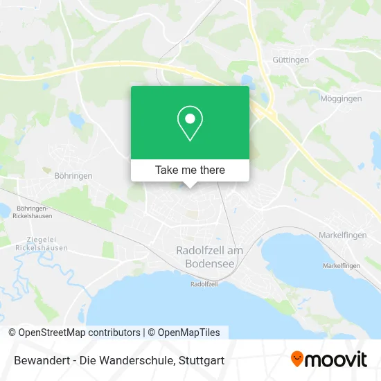 Bewandert - Die Wanderschule map