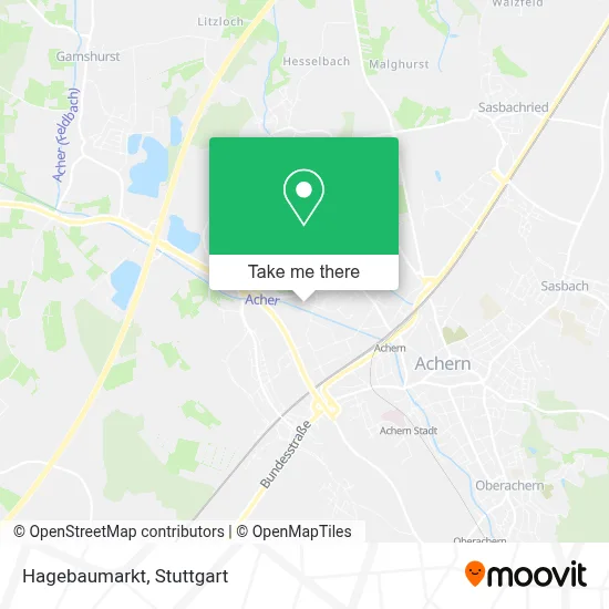 Hagebaumarkt map