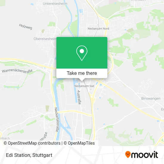 Edi Station map